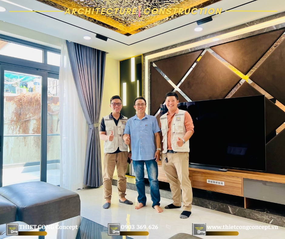 Thi công Villa phong cách hiện đại 