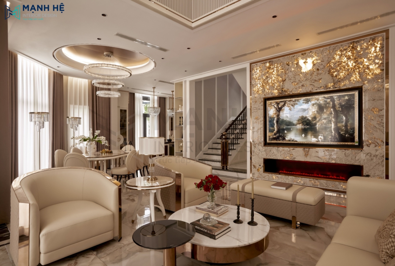 Hoàn thiện nội thất biệt thự đơn lập The Manhattan Vinhomes Grand Park
