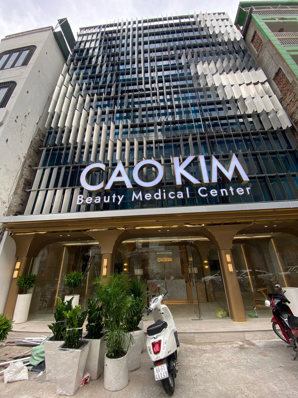 Dự án nhà khung thép trung tâm thẩm mỹ Cao Kim