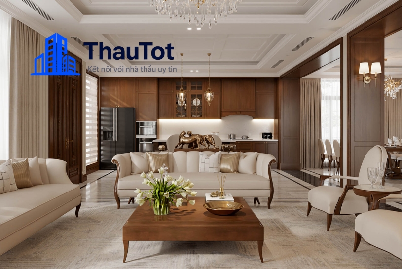 thiết kế nội thất biệt thự