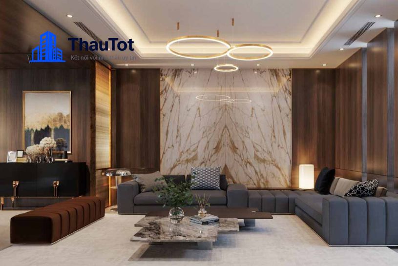 phong cách thiết kế nội thất biệt thự