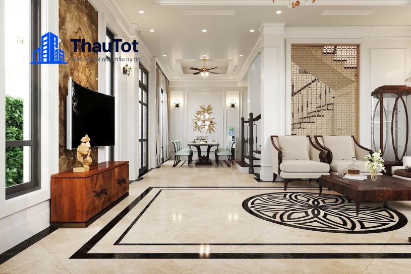 phong cách thiết kế nội thất biệt thự
