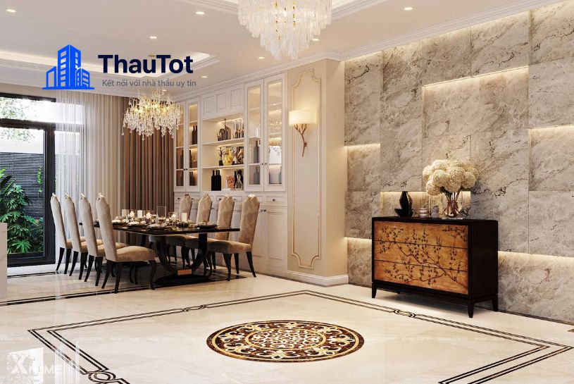 phong cách thiết kế nội thất biệt thự