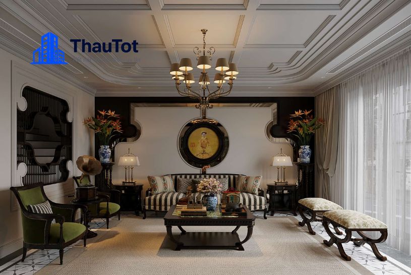 phong cách thiết kế nội thất biệt thự