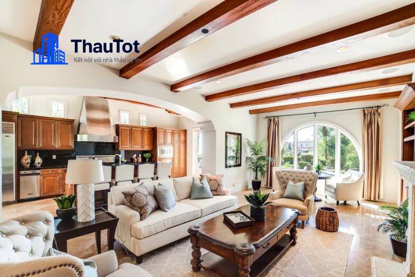 phong cách thiết kế nội thất biệt thự
