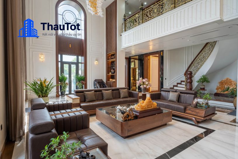 phong cách thiết kế nội thất biệt thự