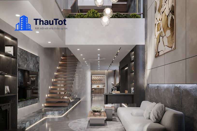 thiết kế nội thất nhà ống