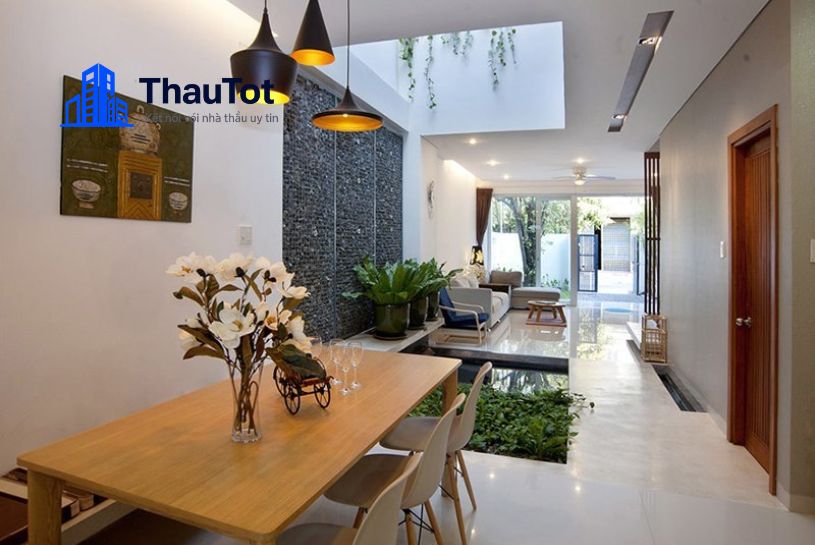 thiết kế nội thất nhà ống