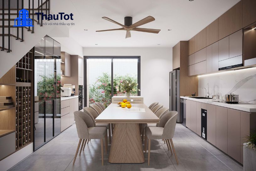 thiết kế nội thất nhà ống