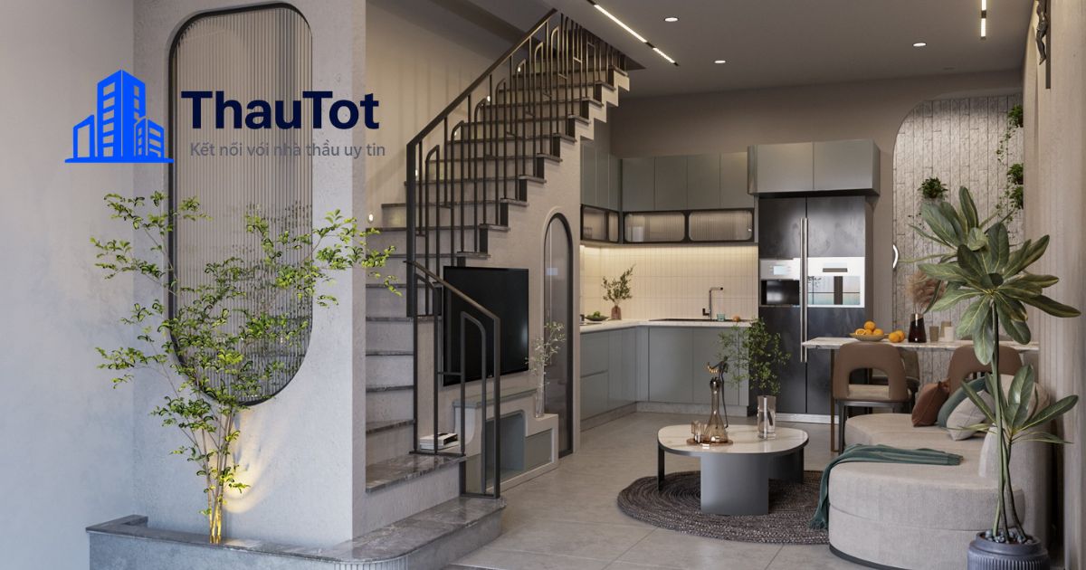 thiết kế nội thất nhà ống