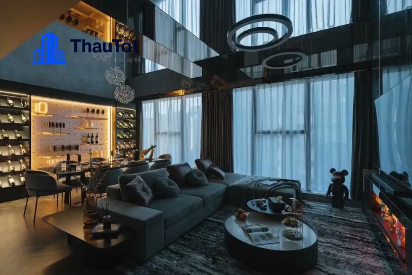 thiết kế nội thất penthouse