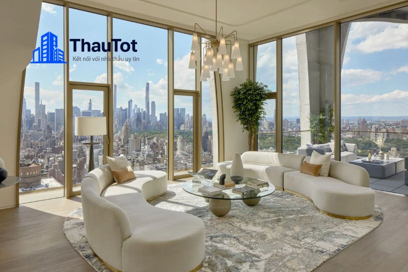 thiết kế nội thất penthouse