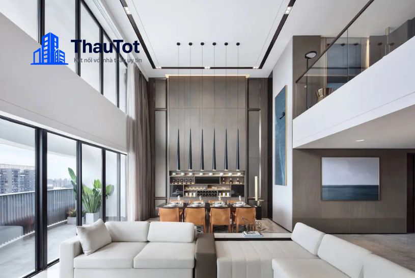 thiết kế nội thất penthouse