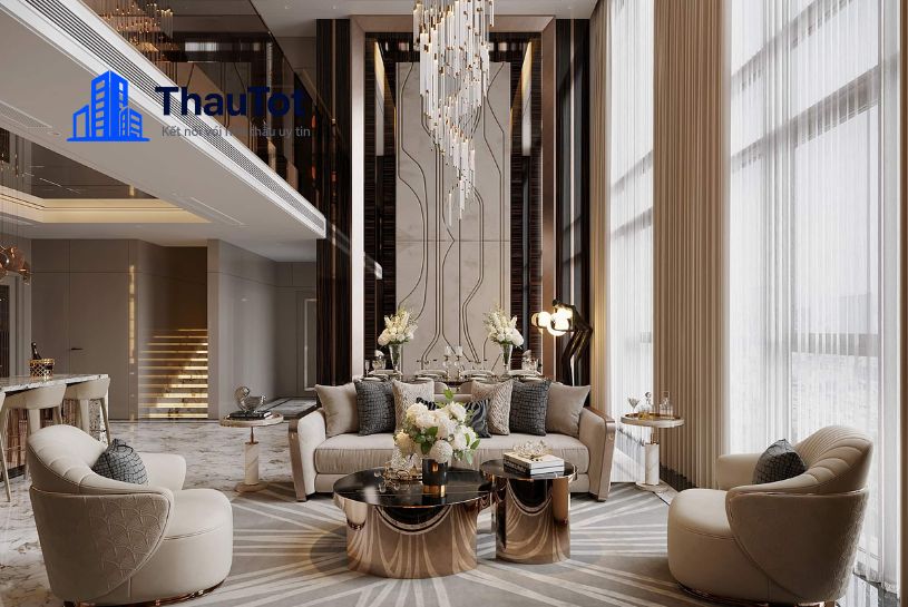 thiết kế nội thất penthouse