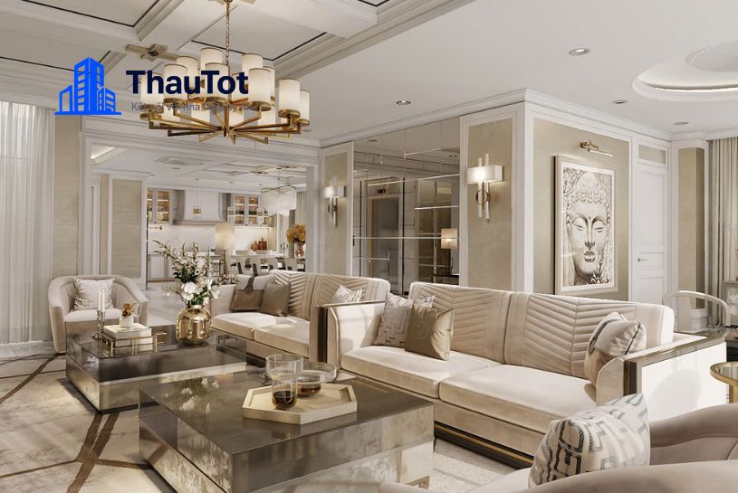 thiết kế nội thất penthouse