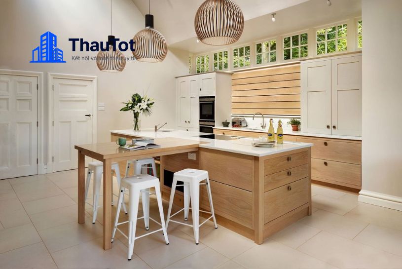 thiết kế nội thất phòng bếp