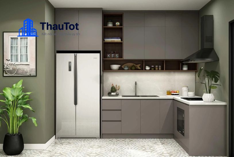 thiết kế nội thất phòng bếp