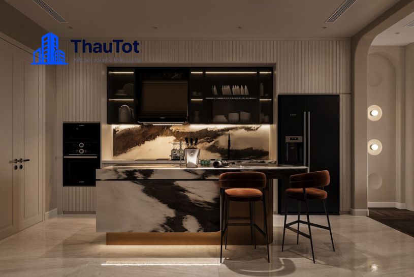 thiết kế nội thất phòng bếp