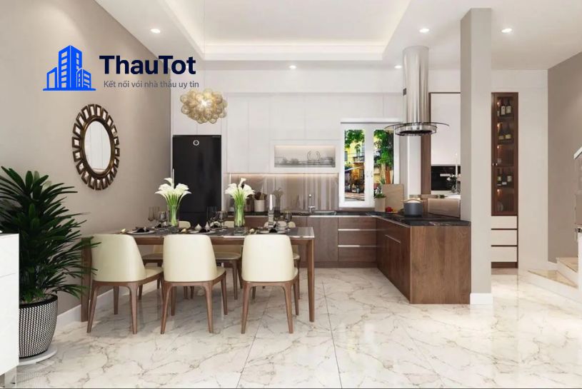 thiết kế nội thất phòng bếp