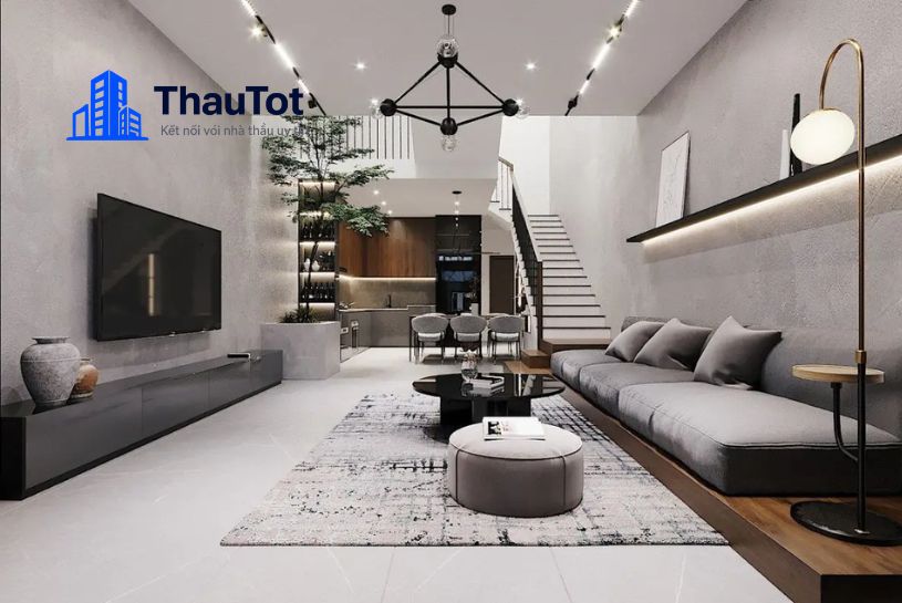 thiết kế nội thất phòng khách