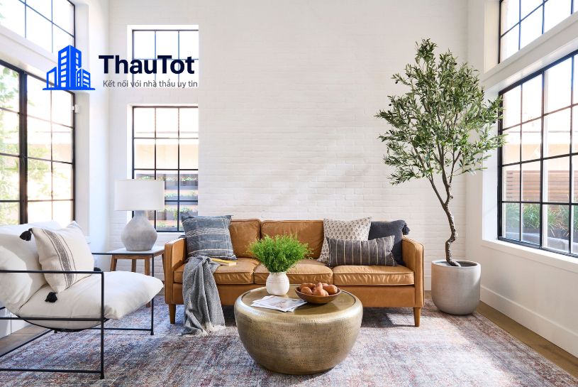thiết kế nội thất phòng khách