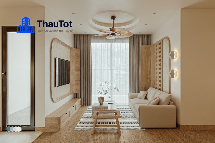 thiết kế nội thất phòng khách