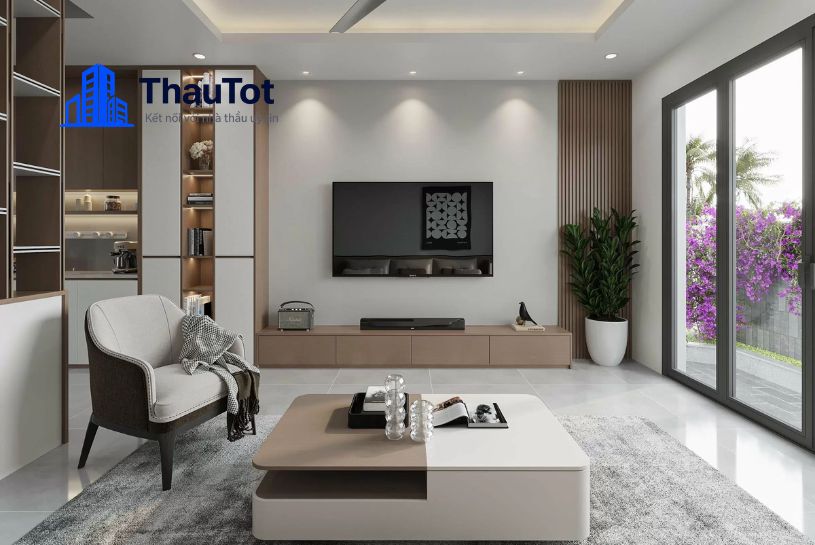 thiết kế nội thất phòng khách