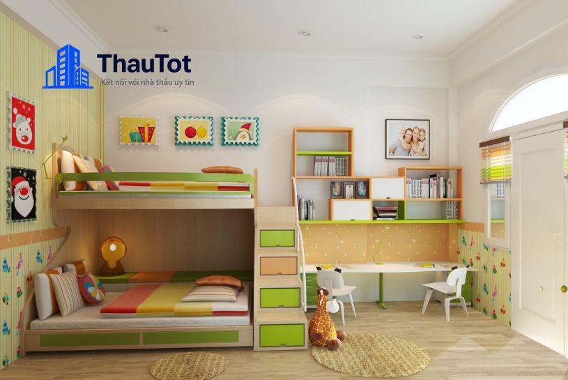 thiết kế nội thất phòng trẻ em