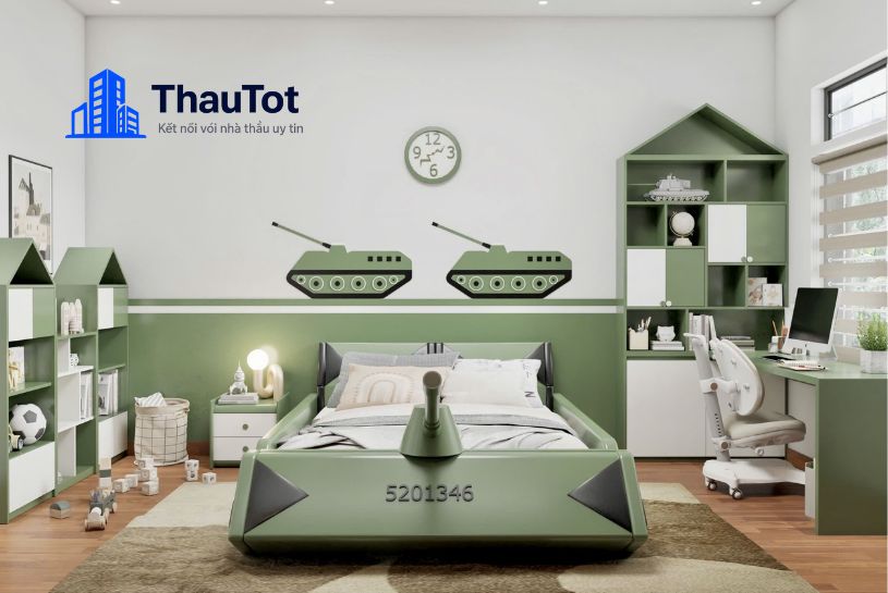 thiết kế nội thất phòng trẻ em