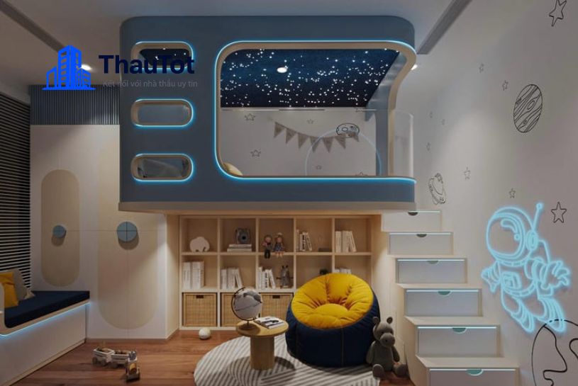 thiết kế nội thất phòng trẻ em