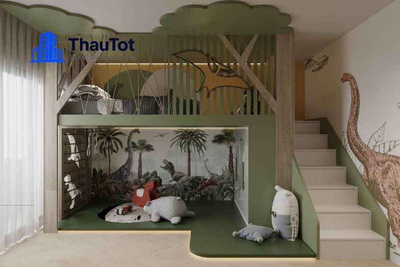 thiết kế nội thất phòng trẻ em