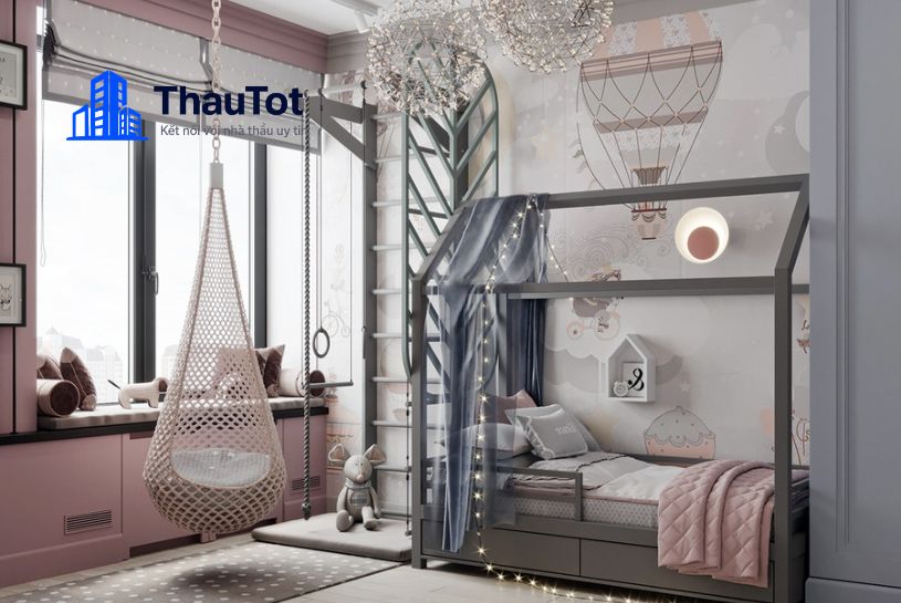 thiết kế nội thất phòng trẻ em