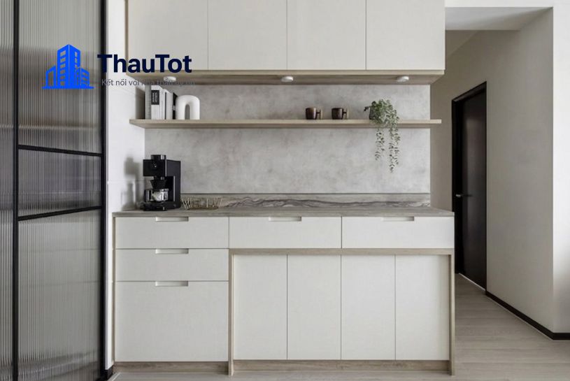 thiết kế nội thất nhà bếp biệt thự