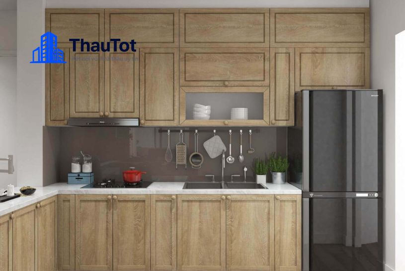 thiết kế nội thất nhà bếp chung cư